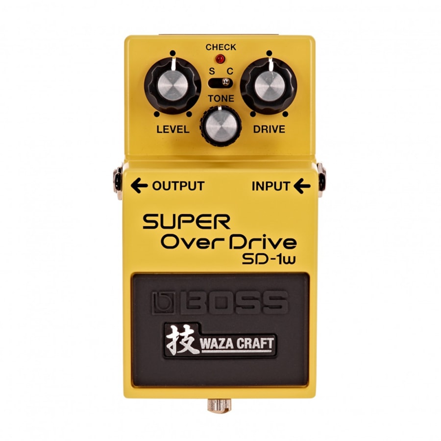 Pedal Boss SD-1W Super Overdrive Waza Craft Series de Overdrive p/ Guitarra Pedal Boss SD-1W Super Overdrive Waza Craft Series de Overdrive p/ Guitarra