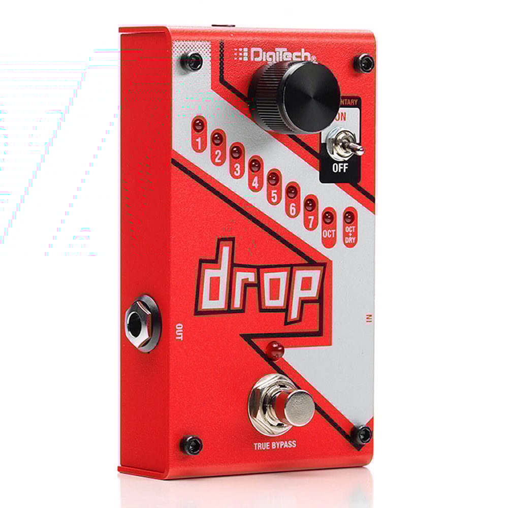 Pedal Digitech Drop V01 Pitch Shifter Com Fonte