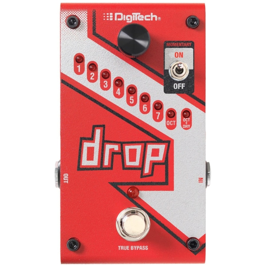 Pedal Digitech The Drop Pitch Shifter Polifônico p/ Guitarra