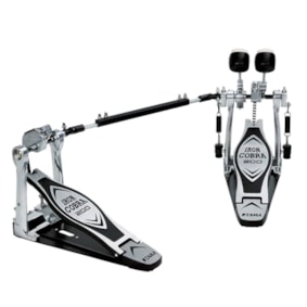 Pedal Duplo Tama Iron Cobra HP200PTW com Sistema de Polia Power Glide Pedal Duplo Tama Iron Cobra HP200PTW com Sistema de Polia Power Glide