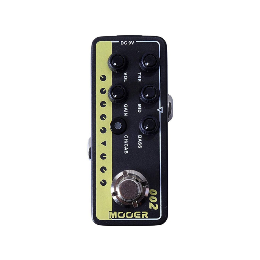 Pedal Mooer M002 UK Gold 900 Pré-Amplificador p/ Guitarra Pedal Mooer M002 UK Gold 900 Pré-Amplificador p/ Guitarra