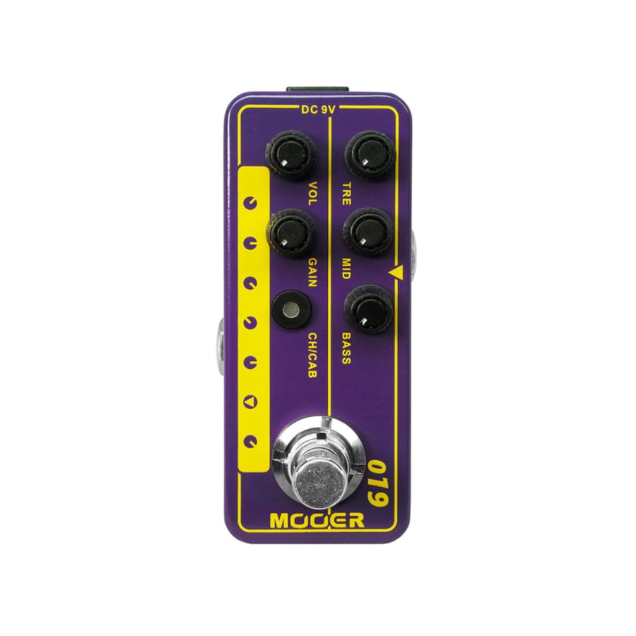 Pedal Mooer M019 UK Gold PLX Pré-Amplificador para Guitarra