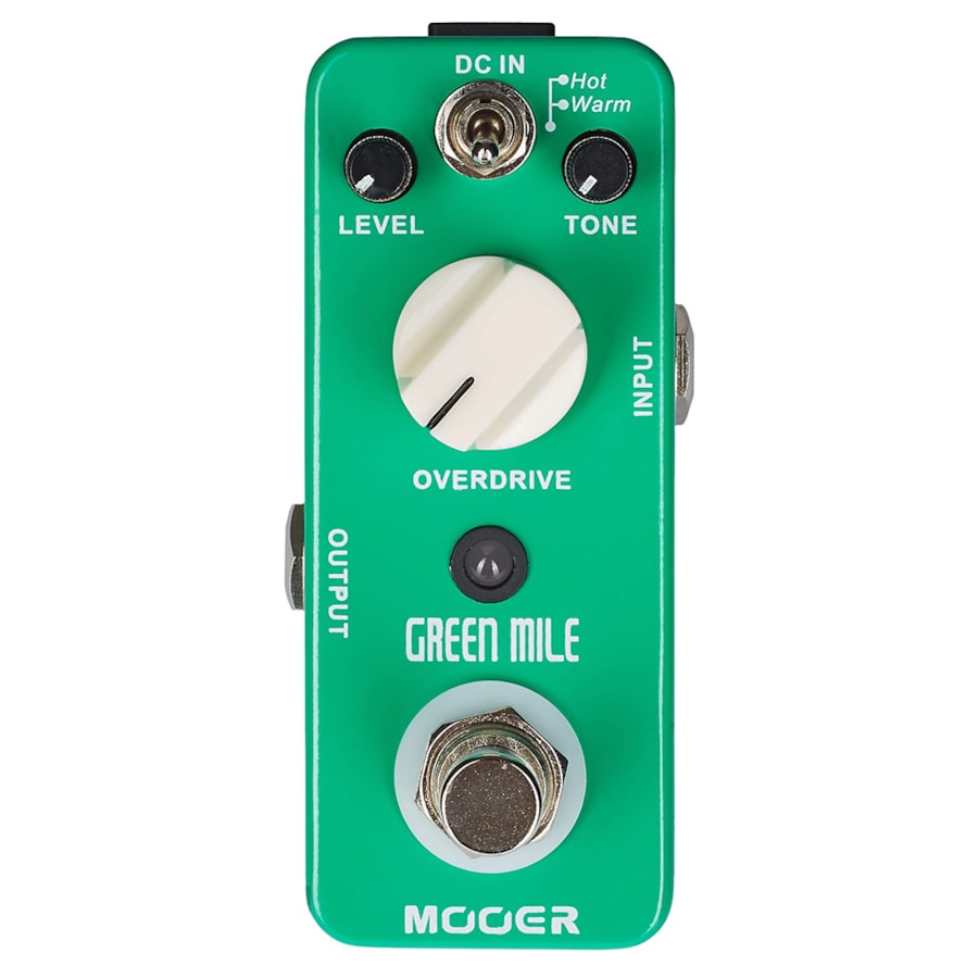 Pedal Mooer MMO Green Mile Overdrive p/ Guitarra