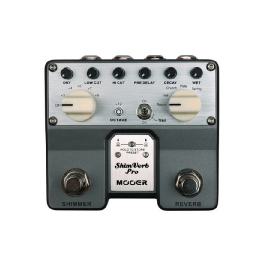 Pedal Mooer TRV1 Twin Shim Verb Pro de Reverb p/ Guitarra