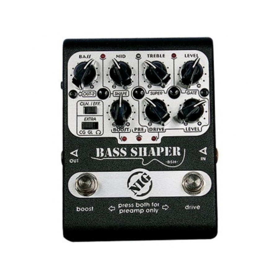 Pedal NIG BSH Bass Shaper de Overdrive e Preamp p/ Contrabaixo Pedal NIG BSH Bass Shaper de Overdrive e Preamp p/ Contrabaixo