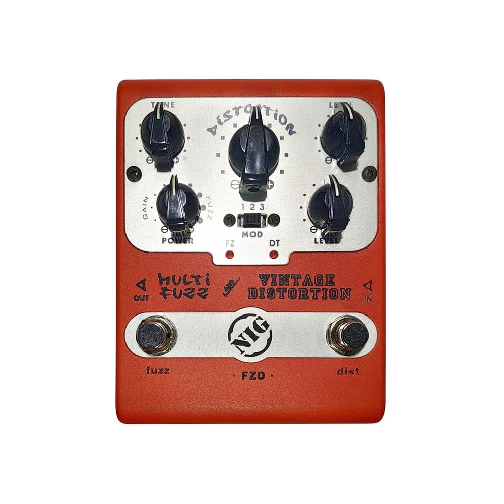 Pedal NIG FZD Multi Fuzz and Vintage Distortion de Distorção p/ Guitarra