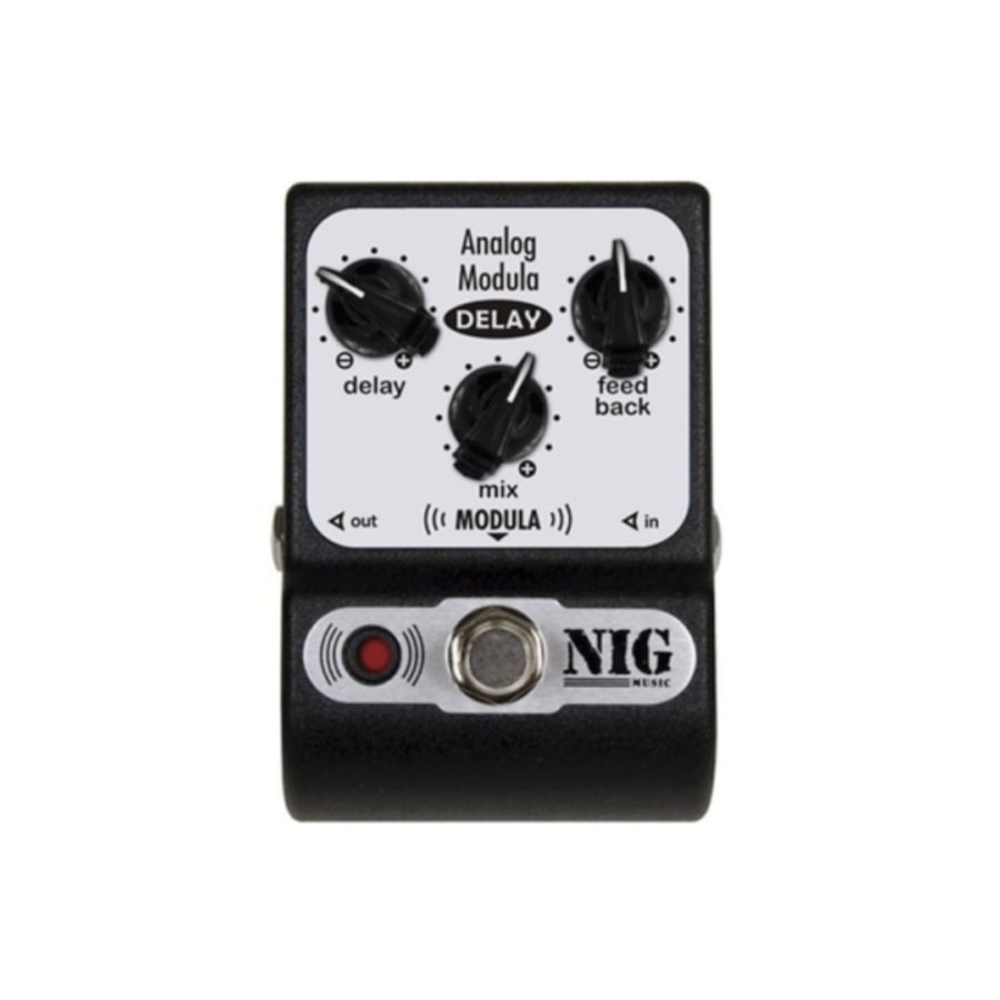 Pedal NIG PADM Analogic Modula Delay de Delay e Chorus