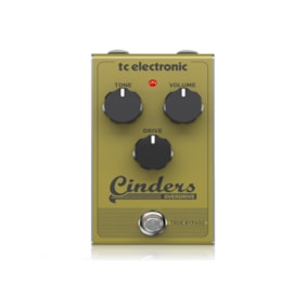 Pedal TC Electronic Cinders Overdrive p/ Guitarra Pedal TC Electronic Cinders Overdrive p/ Guitarra