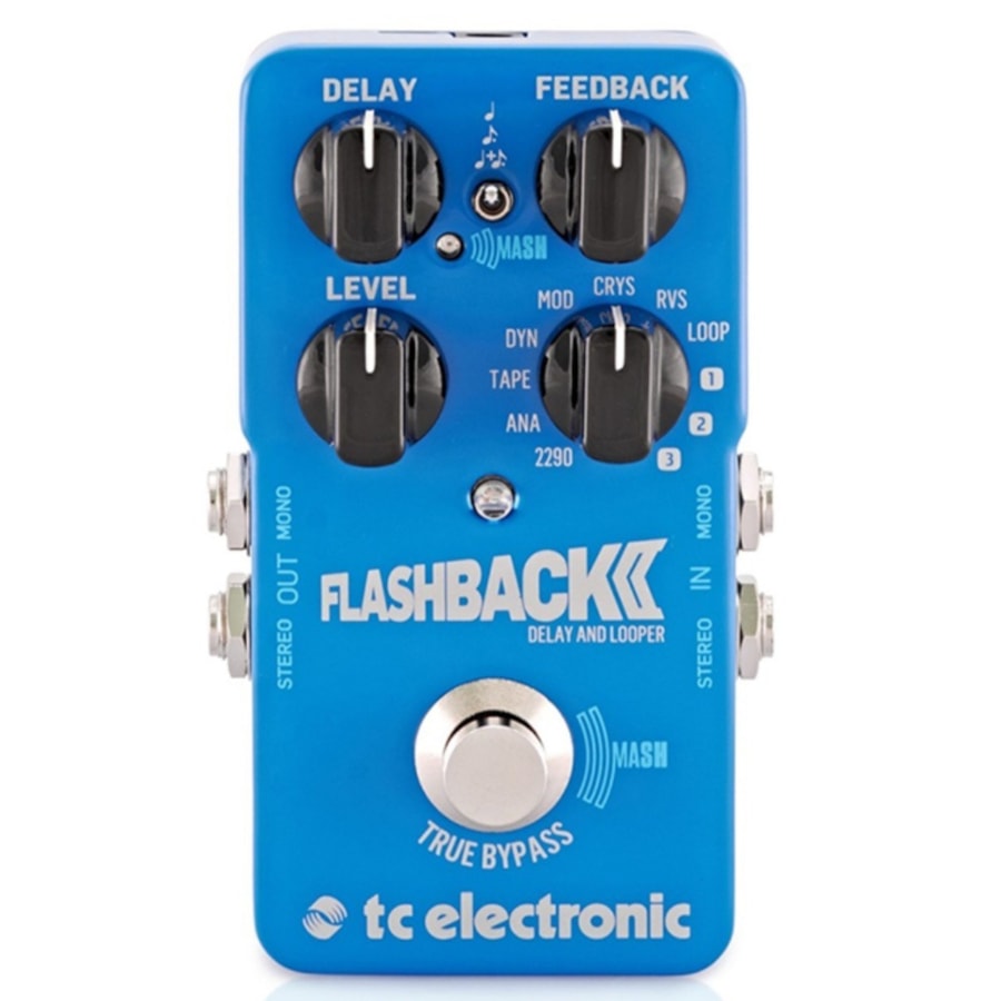 Pedal TC Electronic Flashback 2 de Delay e Looper Pedal TC Electronic Flashback 2 de Delay e Looper