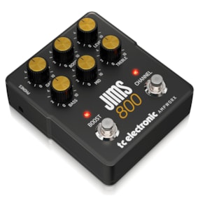 Pedal TC Electronic Jims 800 Pré Amplificador P/ Guitarra Pedal TC Electronic Jims 800 Pré Amplificador P/ Guitarra