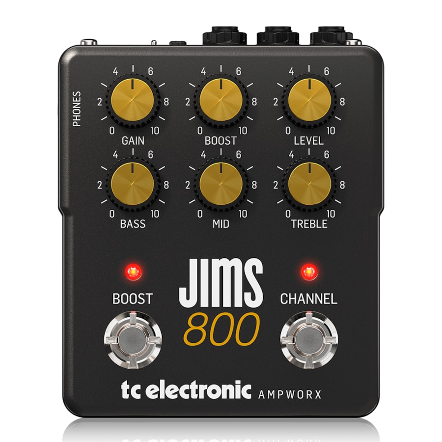 Pedal TC Electronic Jims 800 Pré Amplificador P/ Guitarra Pedal TC Electronic Jims 800 Pré Amplificador P/ Guitarra