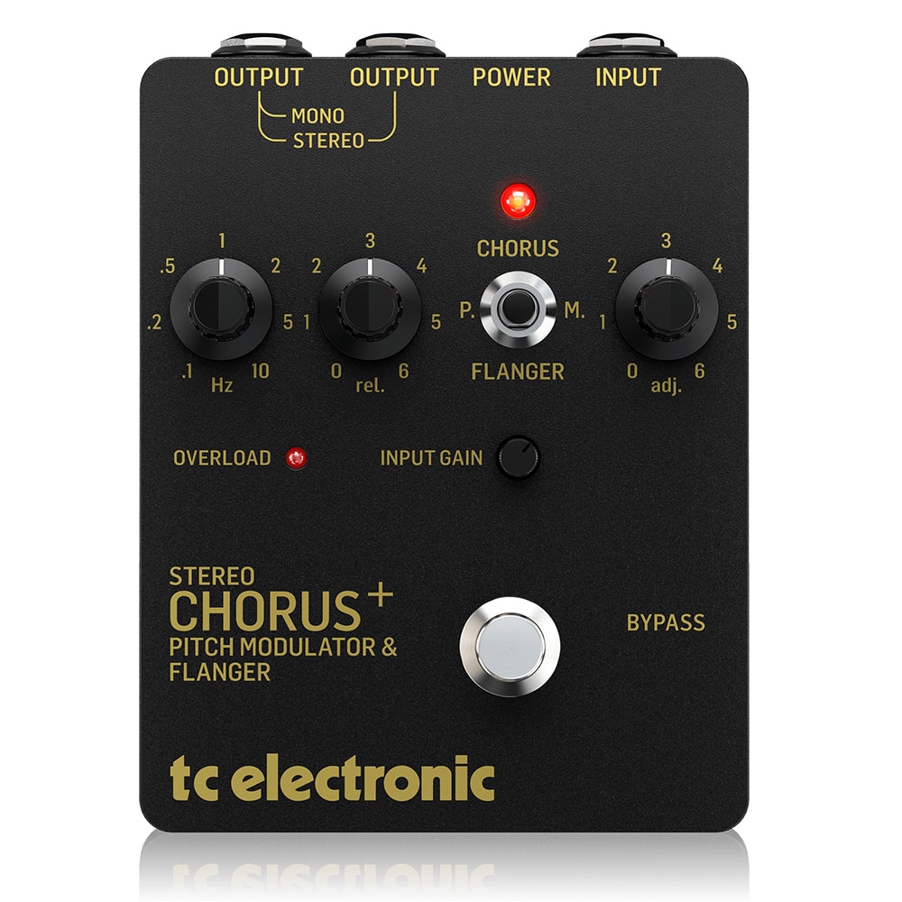 Pedal TC Electronic SCF Gold LTD Chorus, Flanger e Pitch Modulation