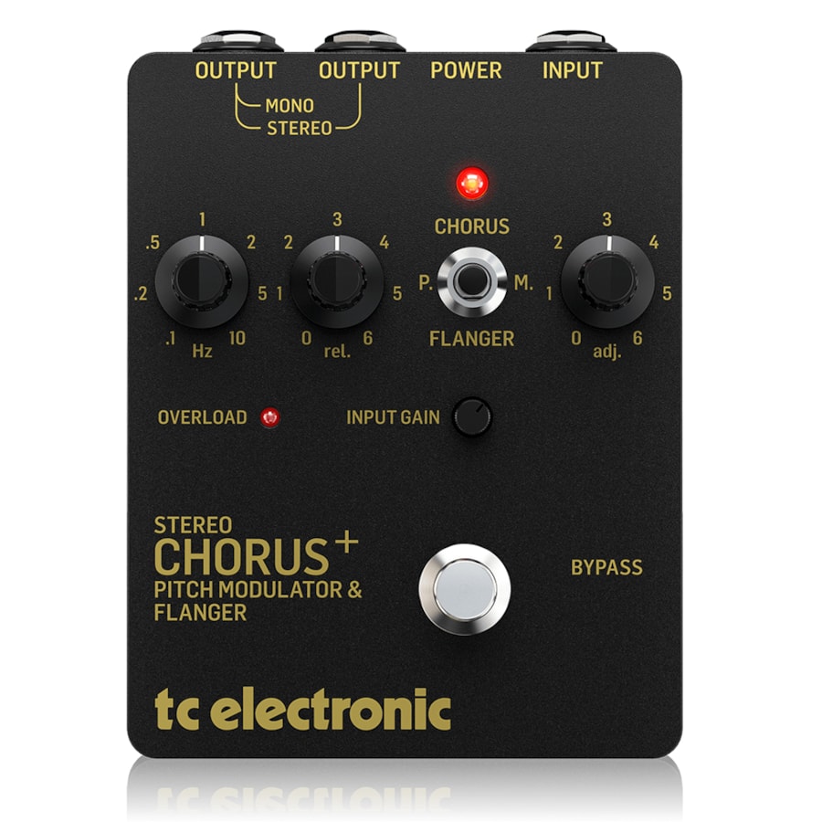 Pedal TC Electronic SCF Gold LTD Chorus, Flanger e Pitch Modulation Pedal TC Electronic SCF Gold LTD Chorus, Flanger e Pitch Modulation