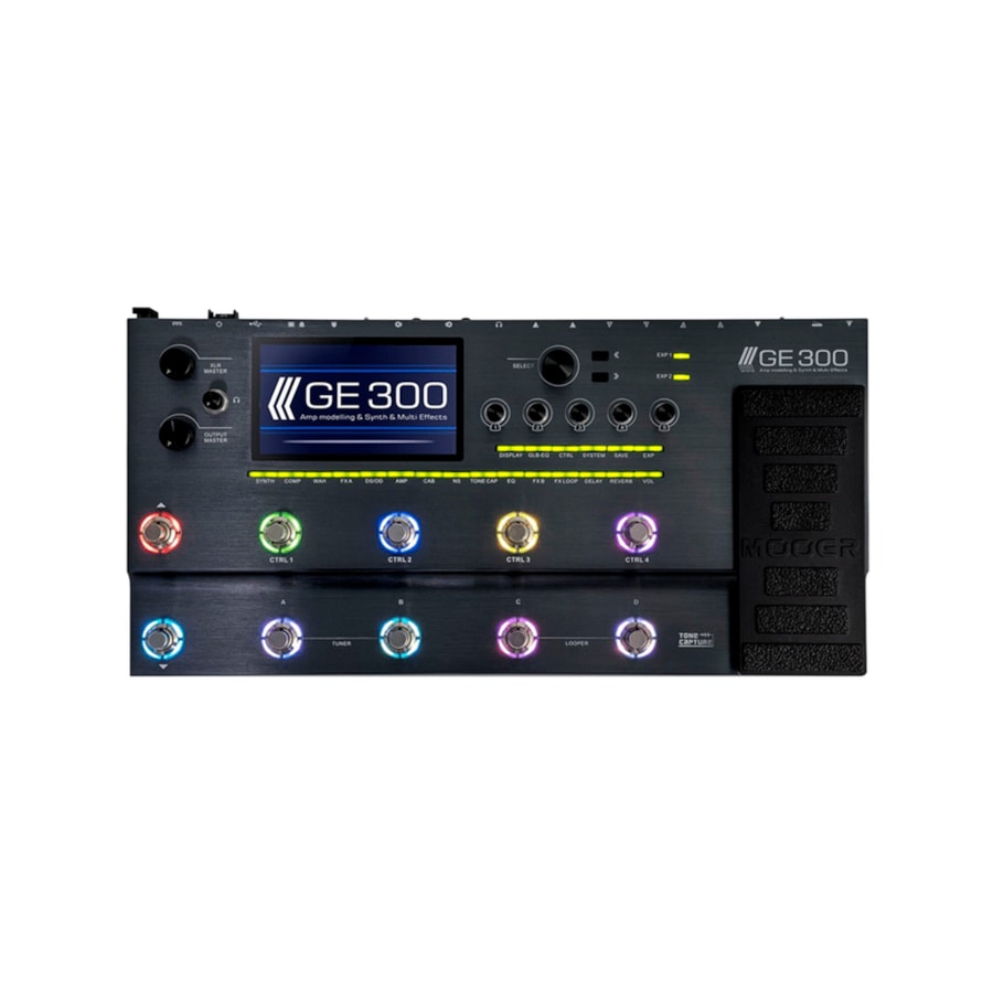 Pedaleira Mooer GE300 GE Series Multiefeitos p/ Guitarra