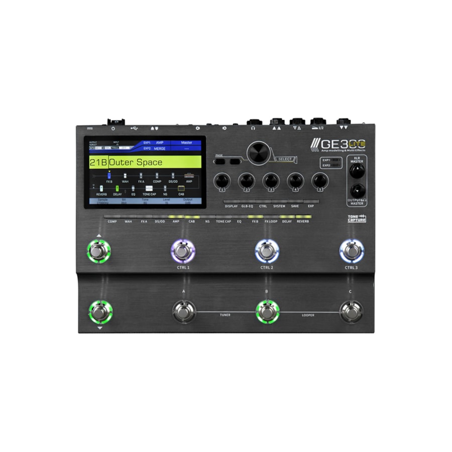 Pedaleira Mooer GE300 Lite GE Series Multiefeitos p/ Guitarra Pedaleira Mooer GE300 Lite GE Series Multiefeitos p/ Guitarra