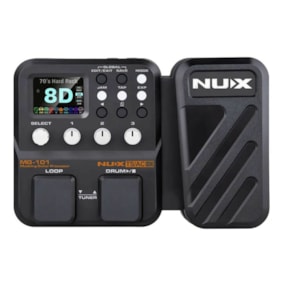 Pedaleira Nux MG101 Multi Efeitos com Impulse Response Para Guitarra  Pedaleira Nux MG101 Multi Efeitos com Impulse Response Para Guitarra
