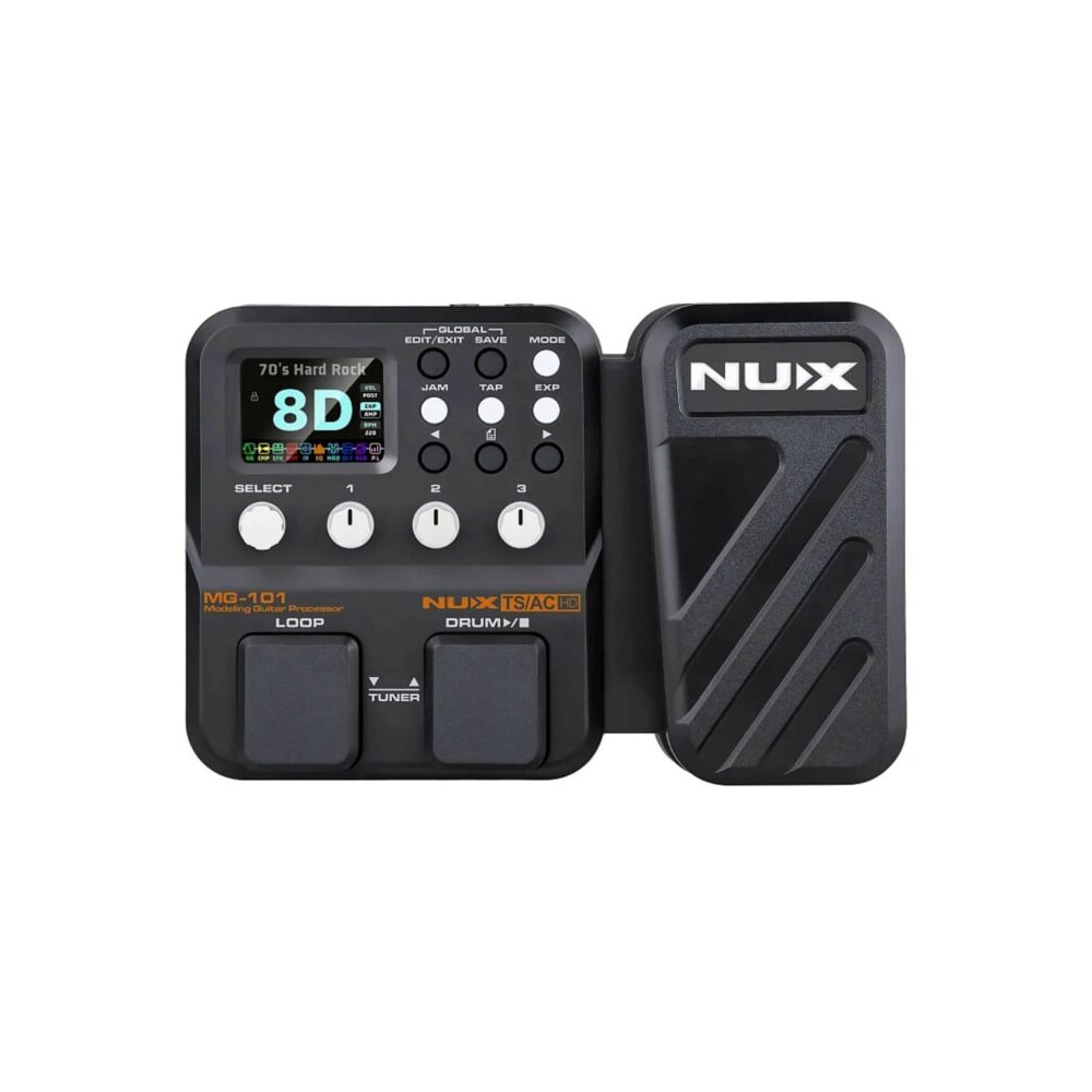 Pedaleira Nux MG101 Multi Efeitos com Impulse Response Para Guitarra 