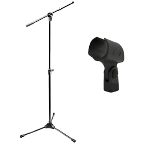 Pedestal Para Microfone RMV PSSU0142 Girafa C/ Cachimbo Reforçado Pedestal Para Microfone RMV PSSU0142 Girafa C/ Cachimbo Reforçado