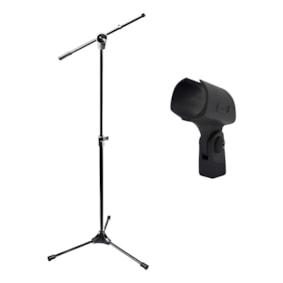 Pedestal Para Microfone RMV PSSU0142 Girafa C/ Cachimbo Reforçado Pedestal Para Microfone RMV PSSU0142 Girafa C/ Cachimbo Reforçado