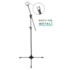 Pedestal Para Microfone RMV PSSU0142 Girafa Reforçado