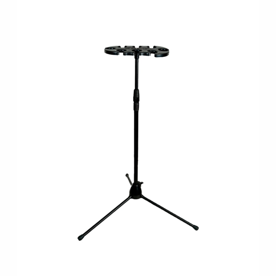 Pedestal Para Microfone Saty SDM08 Com Tripé Para 8 Microfones