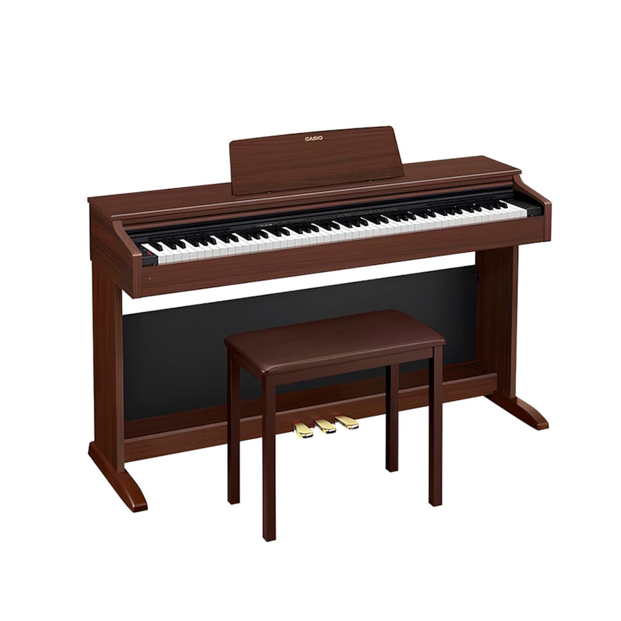 Piano Digital Casio AP-270BN Celviano Marrom c/ Banqueta Piano Digital Casio AP-270BN Celviano Marrom c/ Banqueta