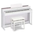 Piano Digital Casio AP-470 Celviano Branco c/ Banqueta Piano Digital Casio AP-470 Celviano Branco c/ Banqueta