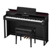 Produto Piano Digital Casio AP550 BK Celviano Preto C/ Banco