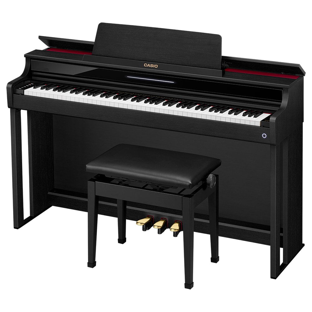 Piano Digital Casio PX-S3100 Linha Privia Preto C/ Fonte e Pedal