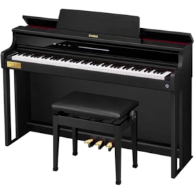 Piano Digital Casio AP750 BK Celviano Preto C/ Banqueta