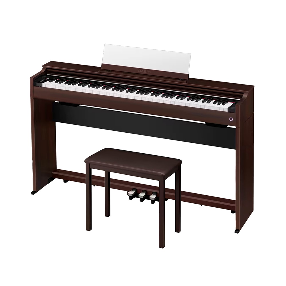 Piano Digital Casio APS200 BN Celviano Marrom Com Banco