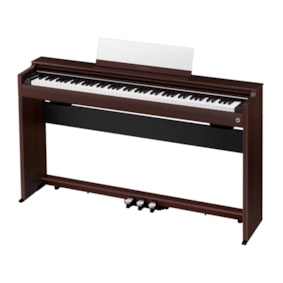 Piano Digital Casio APS200 BN Celviano Marrom Com Banco
