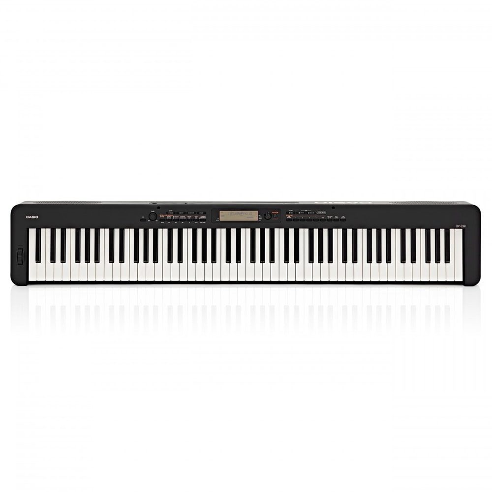 Piano Digital Casio CDP-S360 BK Linha CDP-S Preto C/ Fonte e Pedal