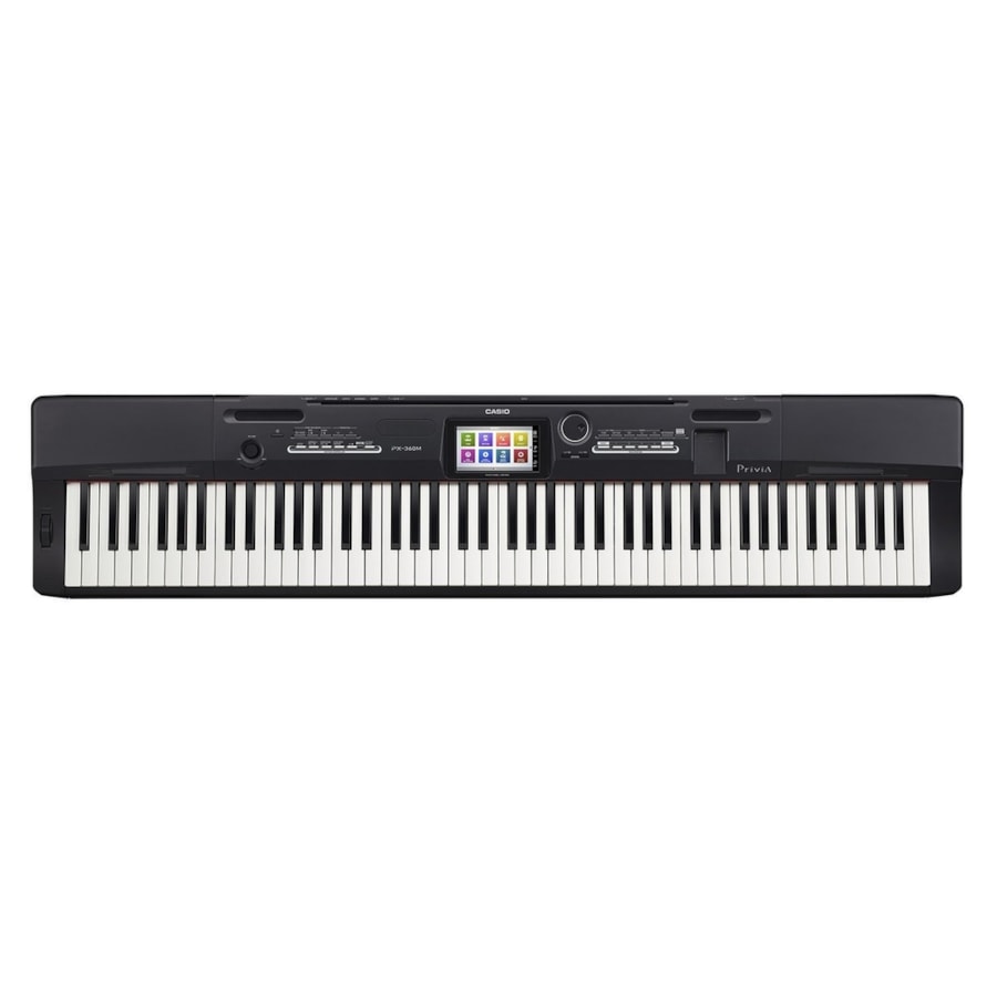 Piano Digital Casio Privia PX-360MBK Preto c/ Fonte e Pedal Piano Digital Casio Privia PX-360MBK Preto c/ Fonte e Pedal