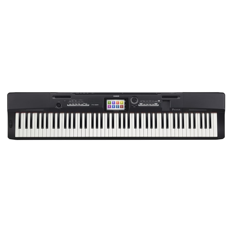 Piano Digital Casio Privia PX-360MBK Preto c/ Fonte e Pedal