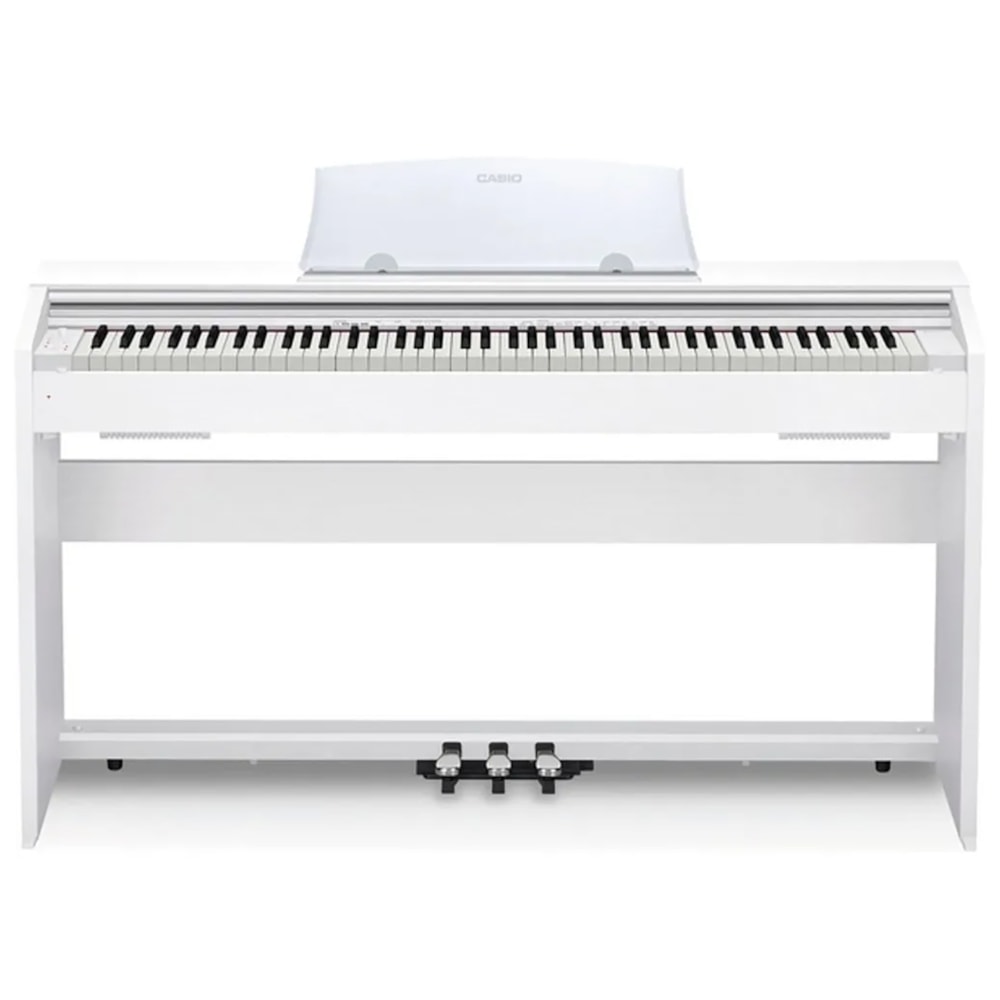 Piano Digital Casio PX-770 WH Linha Privia Branco C/ Fonte e Pedal de Sustain