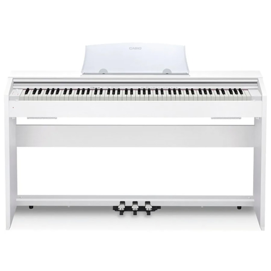 Piano Digital Casio PX-770 WH Linha Privia Branco C/ Fonte e Pedal de Sustain Piano Digital Casio PX-770 WH Linha Privia Branco C/ Fonte e Pedal de Sustain