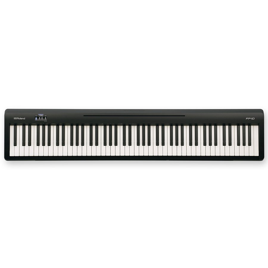Piano Digital Roland FP-10 Linha FP Series Preto C/ Fonte e Pedal