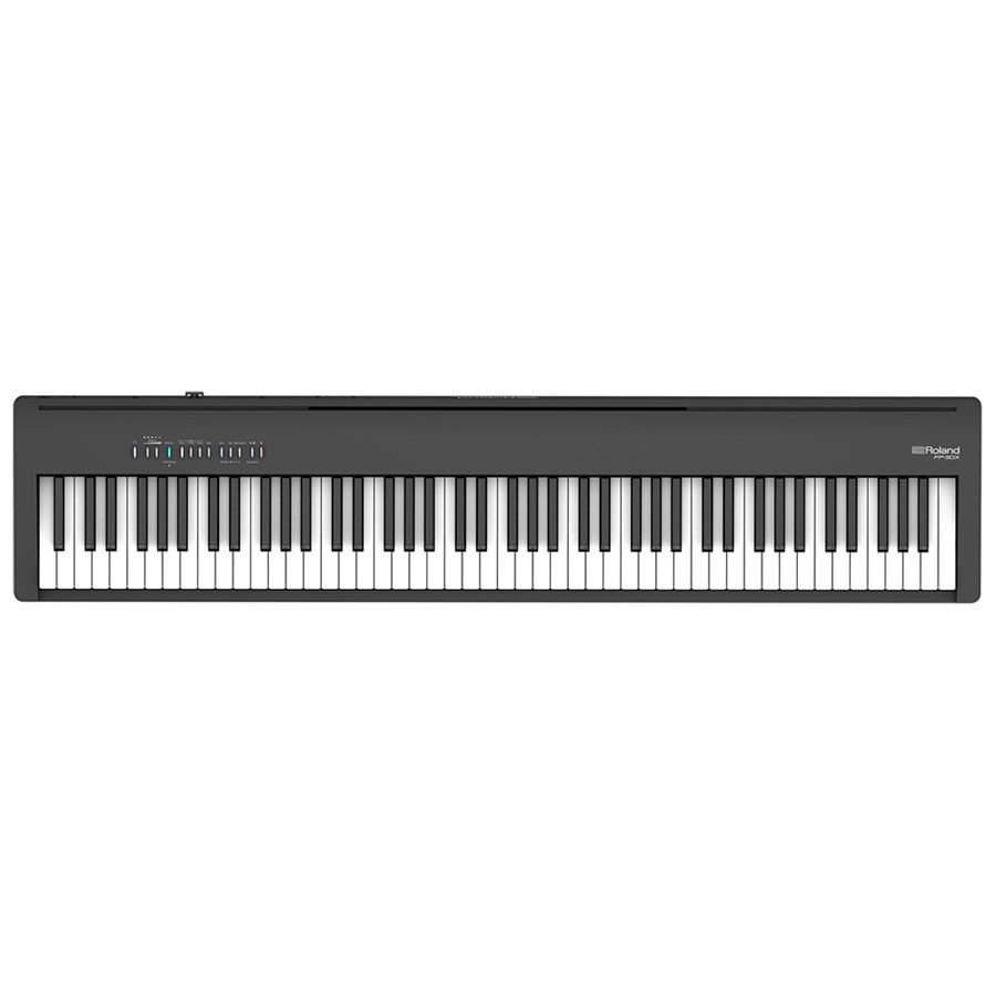 Piano Digital Roland FP-30 X Linha FP-X Preto C/ Fonte e Pedal