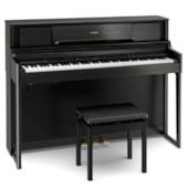 Produto Piano Digital Roland LX705-CH Charcoal Black Com Banco