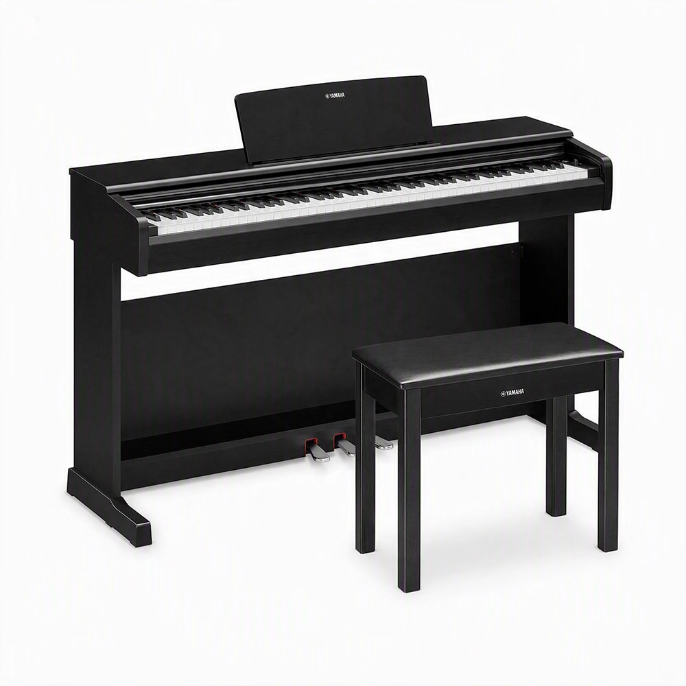 Piano Digital Yamaha Arius Series YDP146B Preto C/ Banco