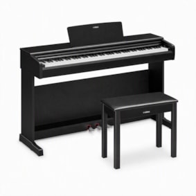 Piano Digital Yamaha Arius Series YDP146B Preto C/ Banco