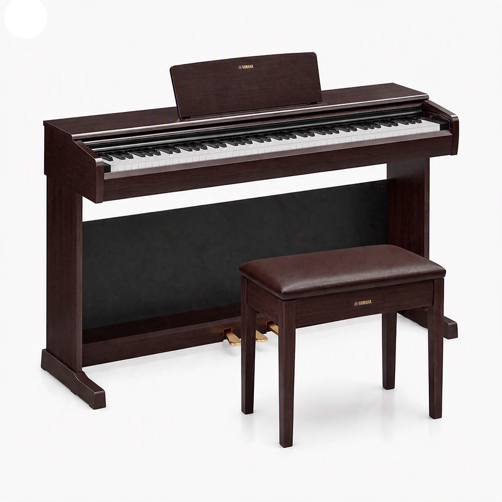 Piano Digital Yamaha Arius Series YDP146R Marrom C/ Banco