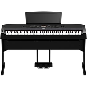 Piano Digital Yamaha DGX-670 DGX Series Preto C/ Móvel e Pedal de Sustain