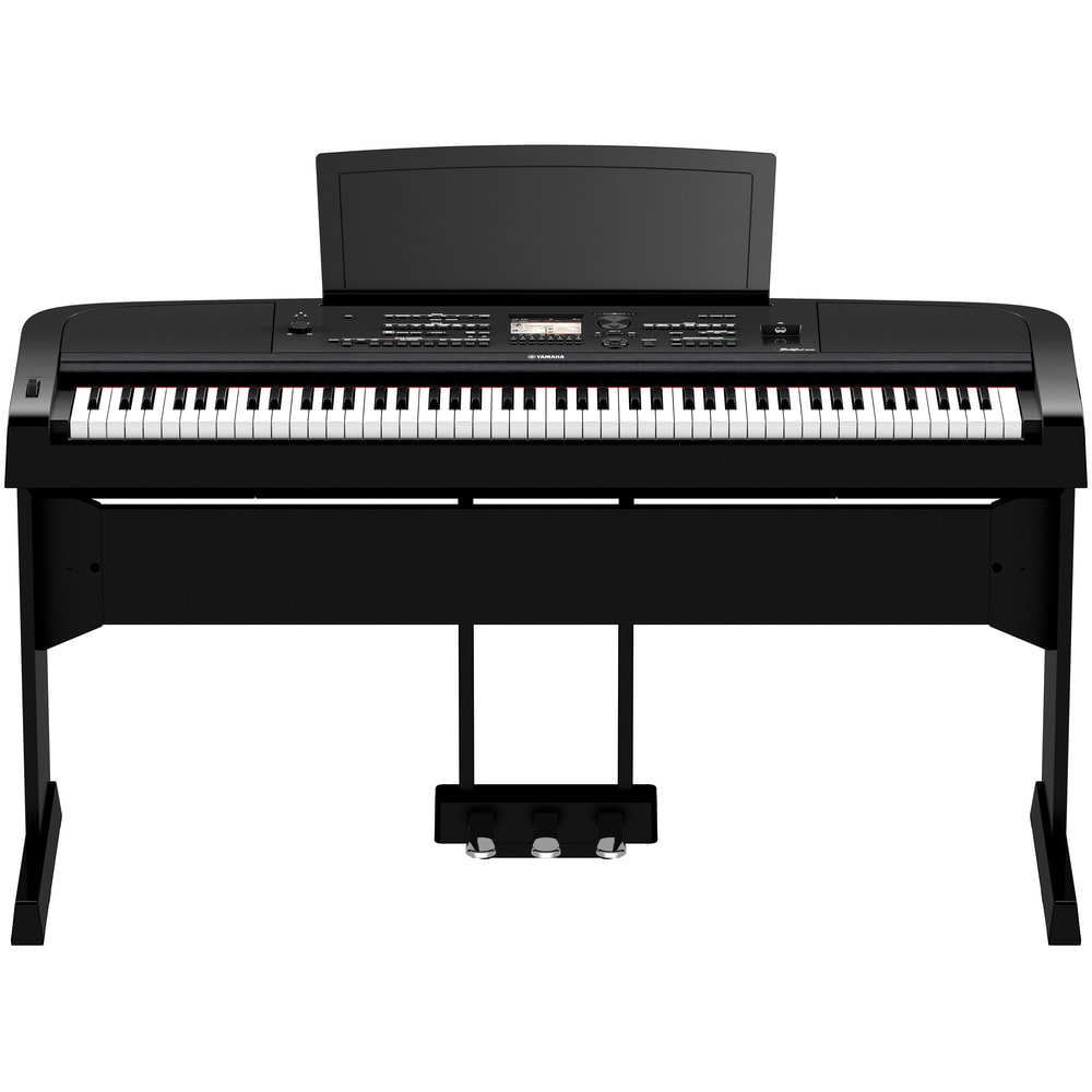 Piano Digital Yamaha DGX-670B Preto Com Móvel e Pedais
