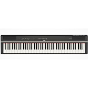 Piano Digital Yamaha P-Series P-125 aB Preto C/ Fonte e Pedal Piano Digital Yamaha P-Series P-125 aB Preto C/ Fonte e Pedal