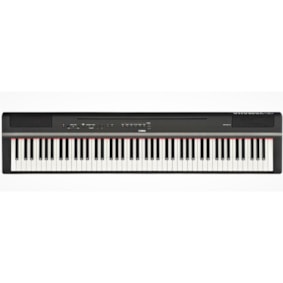 Piano Digital Yamaha P-Series P-125 Preto C/ Fonte e Pedal