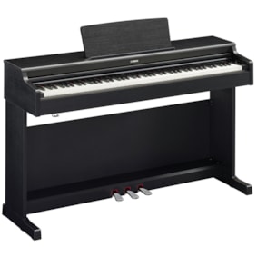 Piano Digital Yamaha YDP-165B Preto Arius Com Móvel e Banqueta