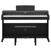 Produto Piano Digital Yamaha YDP-165B Preto Arius Com Móvel e Banqueta