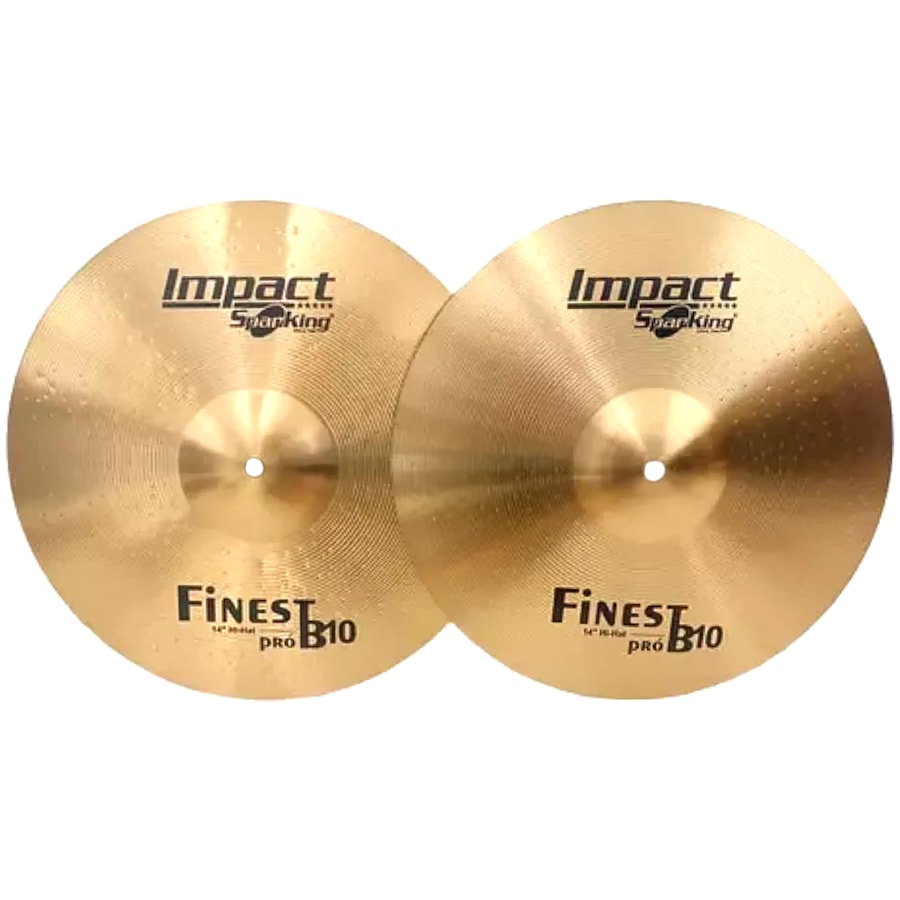 Prato Spanking Finest 390 Hi-Hat/Chimbal de 14 Prato Spanking Finest 390 Hi-Hat/Chimbal de 14